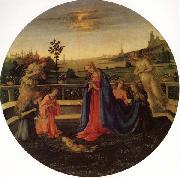 Filippino Lippi Adoration of the Christ Child oil painting on canvas